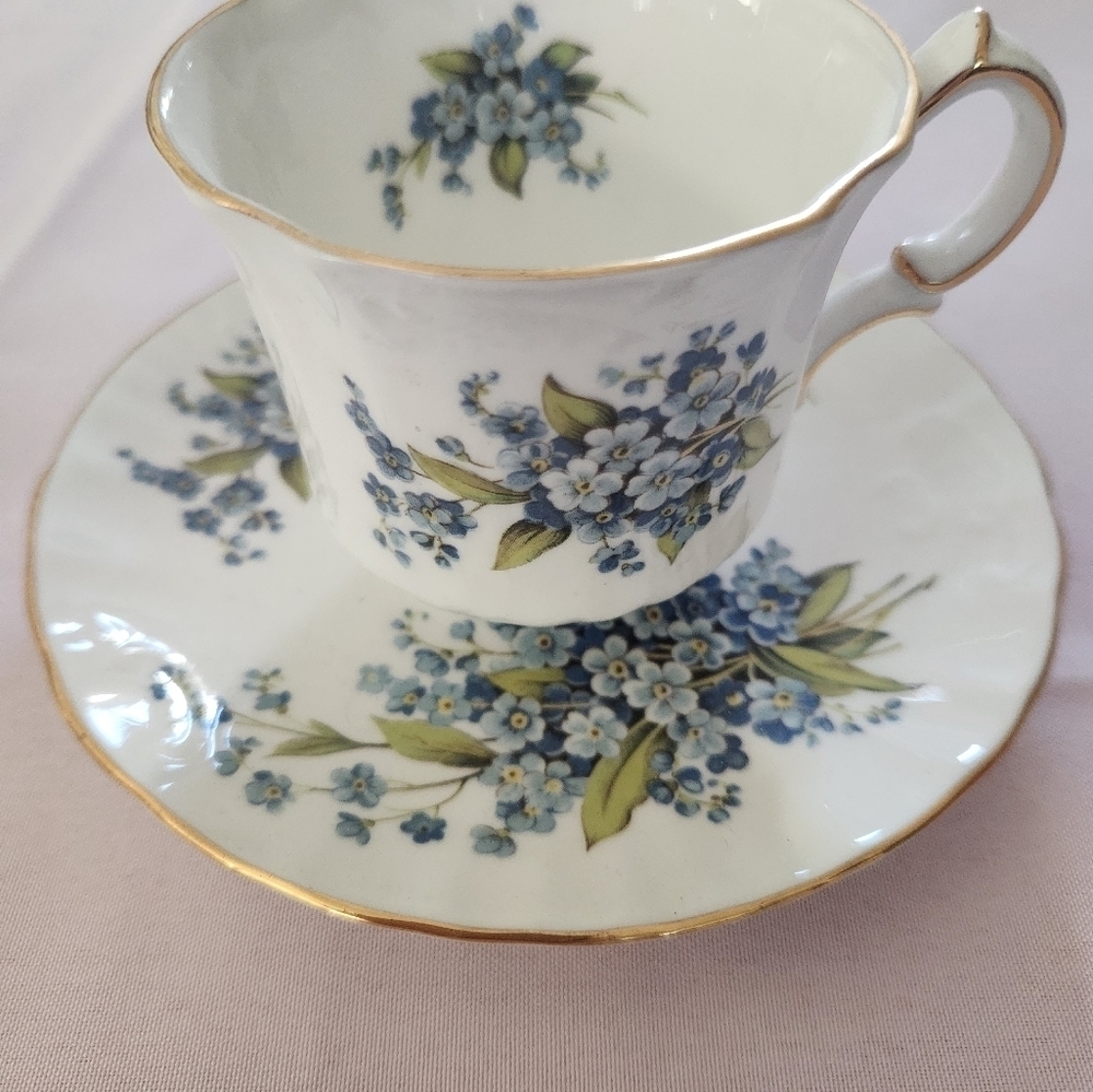 Vtg Oakley Bone China Tea cup and Saucer
